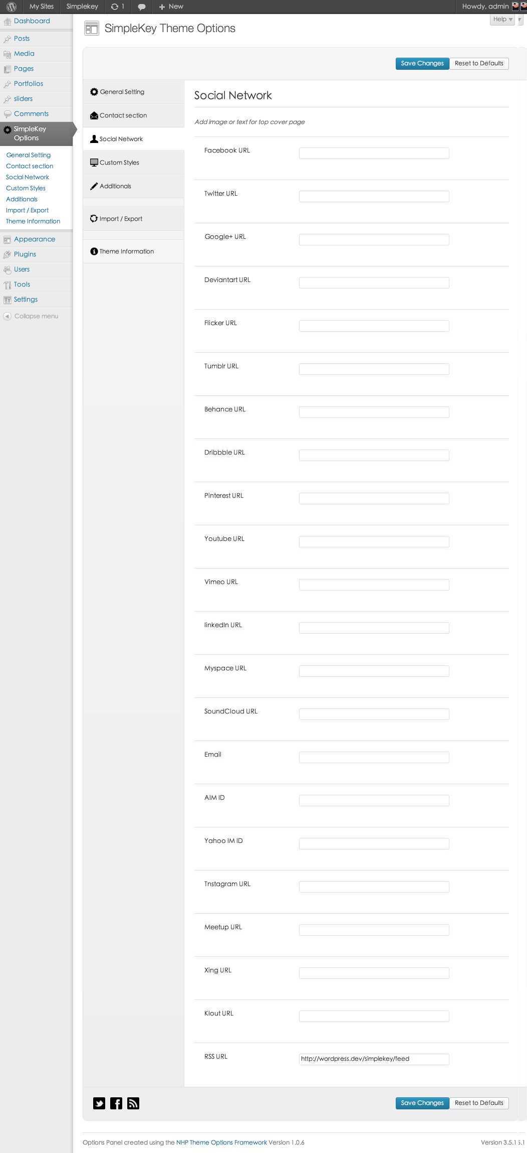 SimpleKey - One Page Portfolio WordPress Theme - Zim Templates
